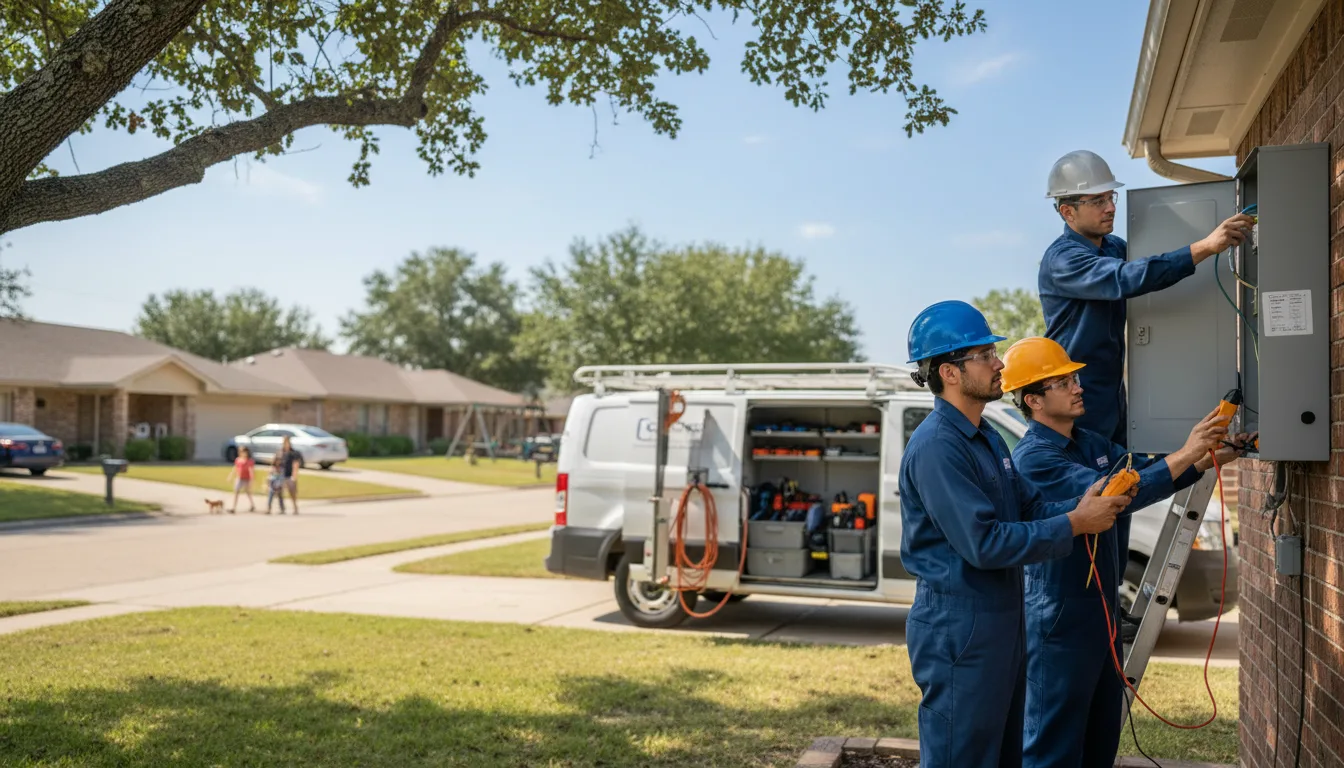 Certified electrician providing emergency electrical services in Mora, MO